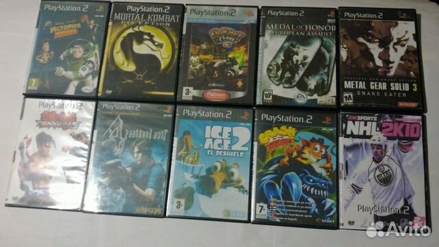 Sony playstation 2 диски
