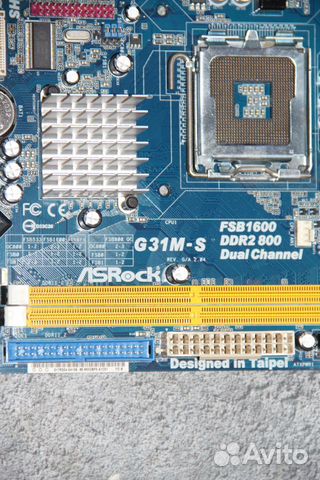 Материнская плата ASRock G31M-S LGA775