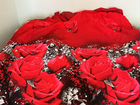 Постельное белье 2 спальное 3D красное розы объявление продам