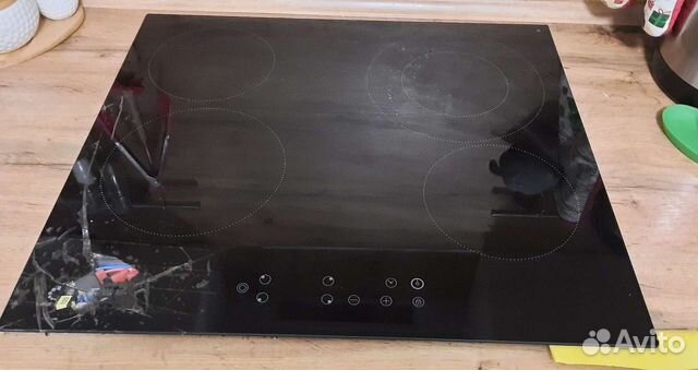 Варочная панель, битая, рабочая,LEX EVH 641 BL, Hi