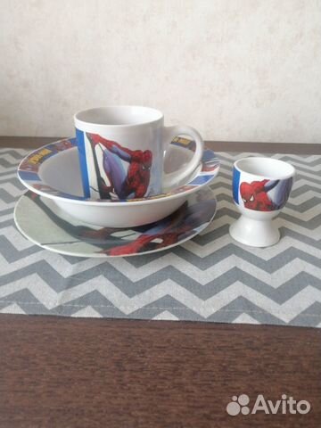 Набор детской посуды Человек-паук