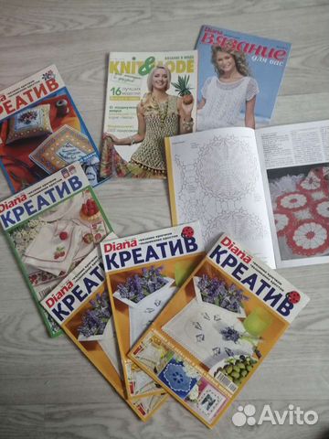 Журналы Диана Креатив, вязание