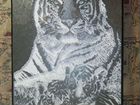 Тигр и тигрята из гвоздей