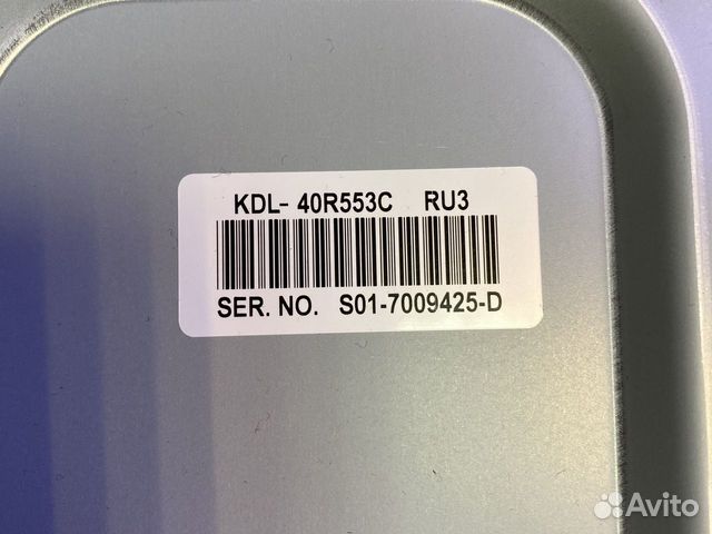 Sony kdl 40r553c