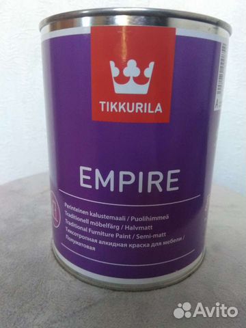 Краска для мебели tikkurila эмпире