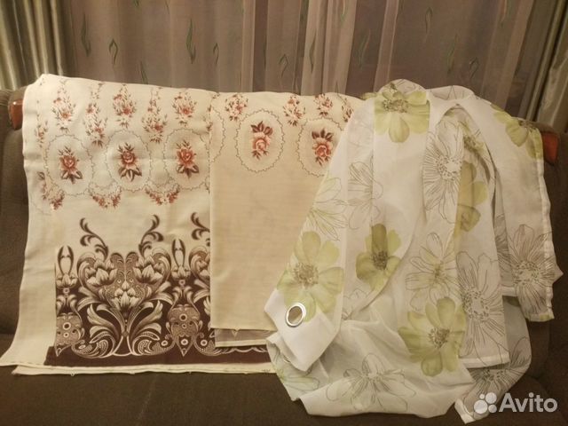 Шторы + тюль на кухню