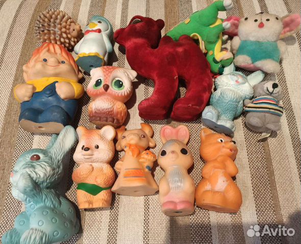 Игрушки СССР резиновые