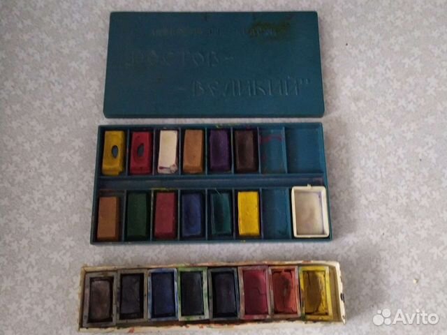 Акварельные краски СССР