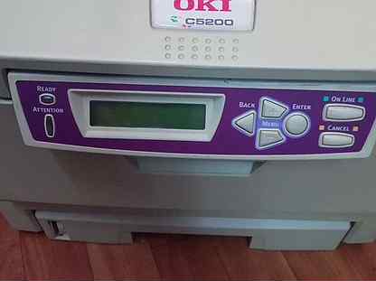 OKI C5200 принтер цветной
