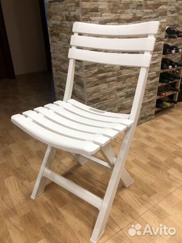 Стул складной белый из Италии