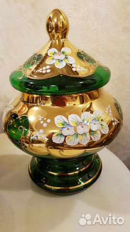 Конфетницы.Богемия Bohemia Смальта. Лепка