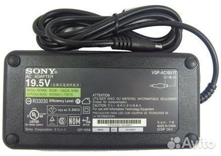 Блок питания Sony 6.5x4.4 19.5V 7.7A ORG