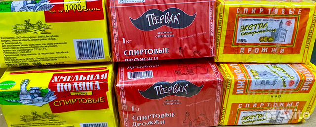 Дрожжи спиртовые