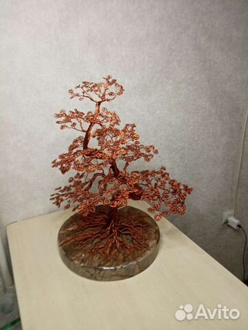 Денежное Дерево Бонсай декор-талисман интерьера