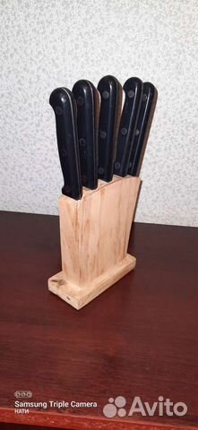 Набор ножей с подставкой для стейков