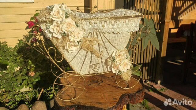 Корзина свадебная, шкатулка