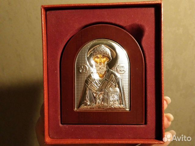 Икона Спиридония (серебро)