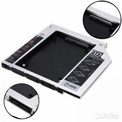Переходник HDD кредл в отсек CD / DVD