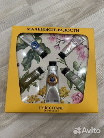 Набор loccitane, caudalie, блеск clarins