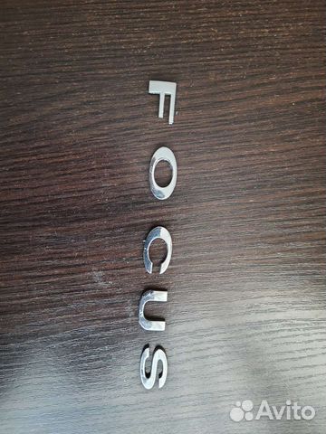 Буквы на багажник Ford focus, 5шт