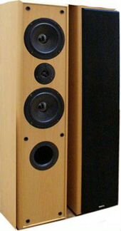 Акустика стерео, напольная, большая, новая