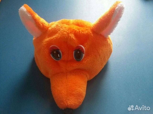 Маска шапка лисы