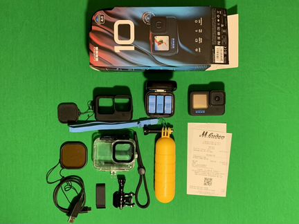 Экшн камера GoPro hero 10 + комплект аксессуаров