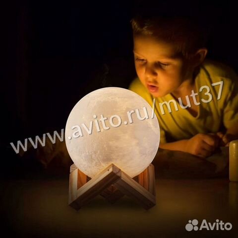 Ночник Луна LED Moon Lamp Night Light USB