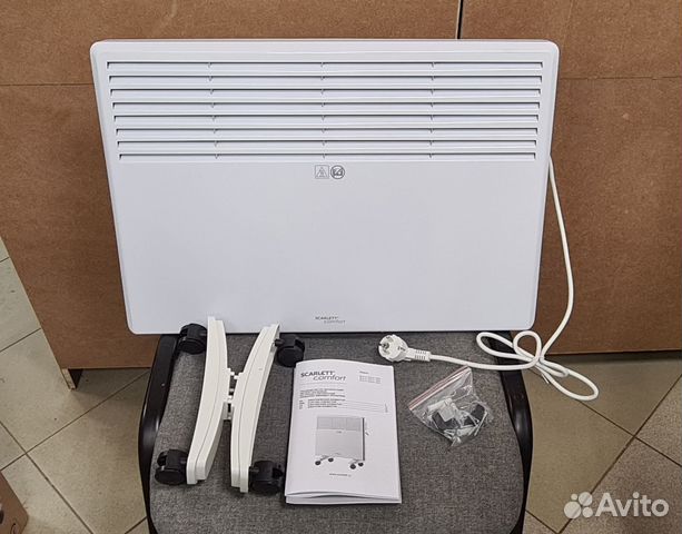 Электрический конвектор обогреватель 1,0 кВт