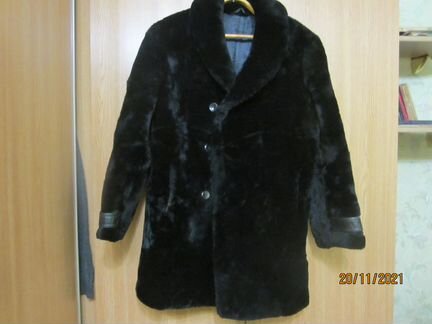 Шуба цигейковая мужская