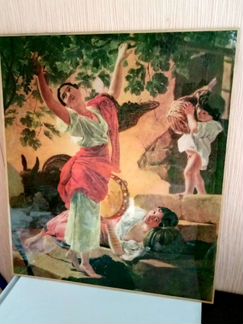 Картина панно дерево