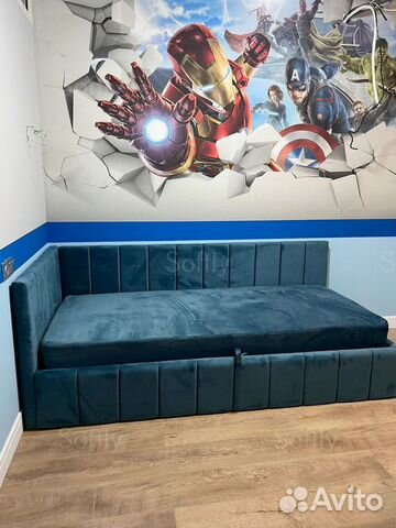 Детская кровать с мягкими бортиками