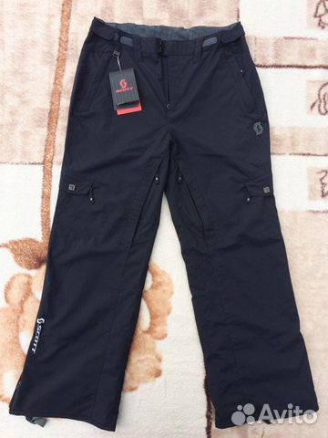 Горнолыжка, сноубордические штаны scott Omak black