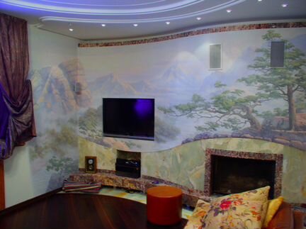 Художественная роспись стен и потолков