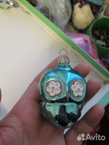 Игрушки ёлочная сова(3 штуки)