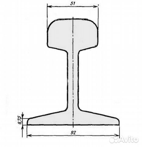 Чертеж рельса р18