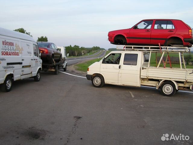 Багажник для VW T-4 двойная кабина