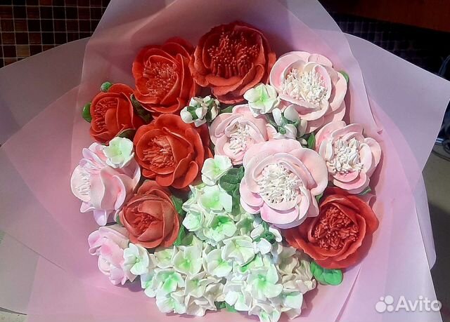 Букеты из зефирных цветов - удивительный подарок