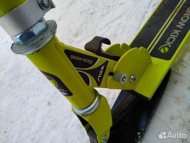 Самокат-снегокат детский