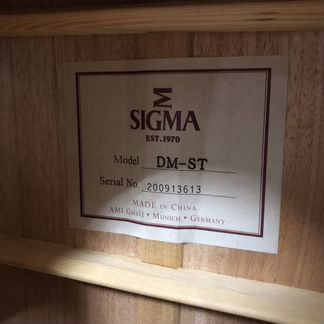 Гитара sigma DM-ST