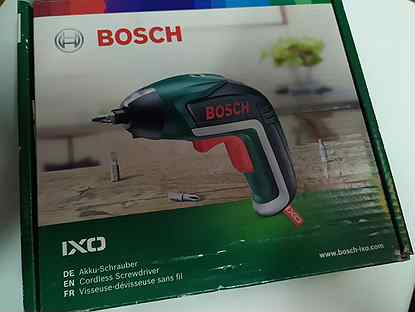 Аккумуляторная отвертка Bosch ixo v