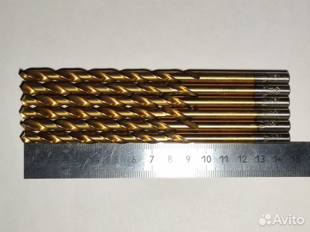 Сверло по металлу 6.7 А1 Р9 нитрид титана