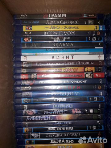 Blu RAY фильмы диски