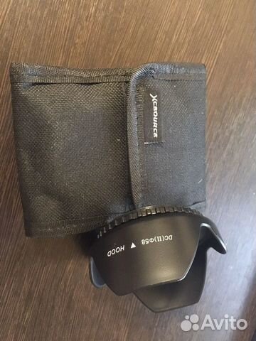 Фильтра для фотоаппарата и бленда 58 мм