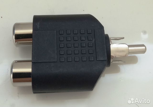 Переходник Rexant RCA (M) – RCA (2F), 100 шт