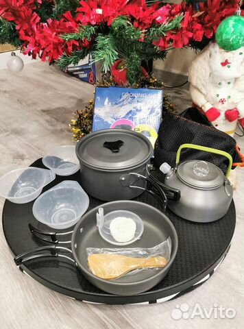 Набор туристической посуды разные варианты (новый)