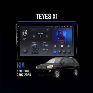 Магнитола Teyes X1 Kia Sportage 2007-2009