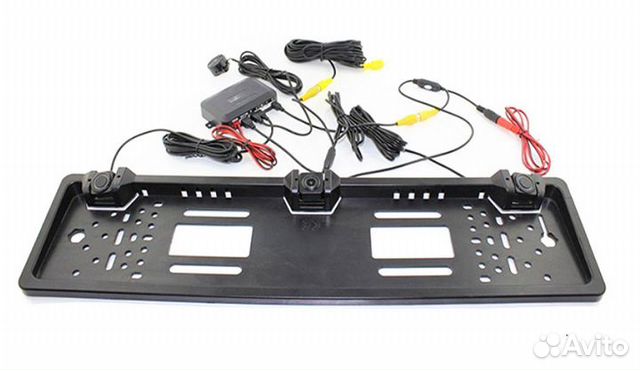 Рамка для номера с камерой и парктроником