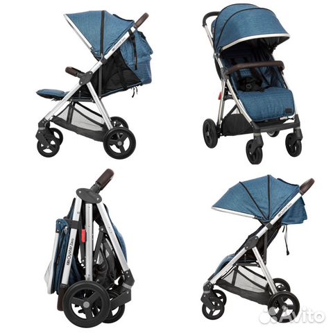 Коляска прогулочная Oyster Zero Regatta с накидкой