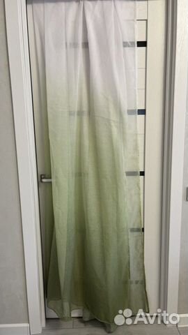 Тюль под лён амбре новый